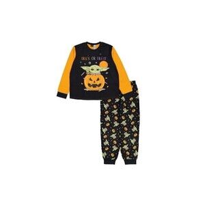 Star Wars Kids Pajamas Set 2 pieces 2T Mandalorian Family Sleep Black And Orange